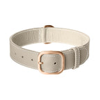Collier pour Chien en Cuir Gris Clair