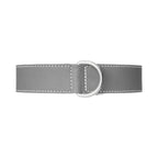 Collier pour Chien en Cuir Gris Foncé Ceinture