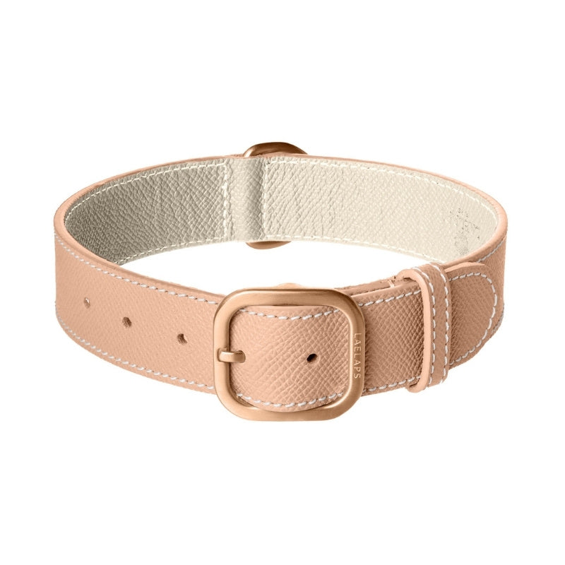 Collier pour Chien en Cuir Rose