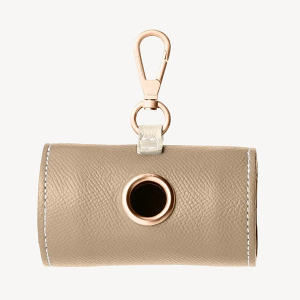 VICHY - Distributeur de sacs à déjection pour chien beige