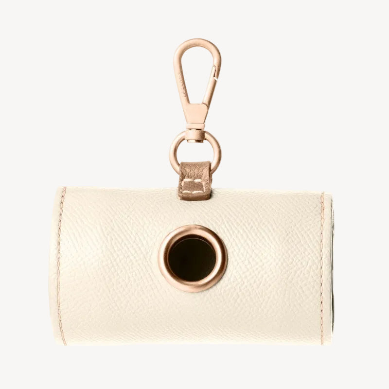 Distributeur de Sacs à Déjection pour Chien Blanc Dos