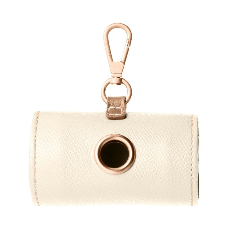 Distributeur de Sacs à Déjection pour Chien Blanc Dos