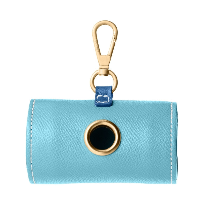 Distributeur de Sacs à Déjection pour Chien Bleu Clair Dos