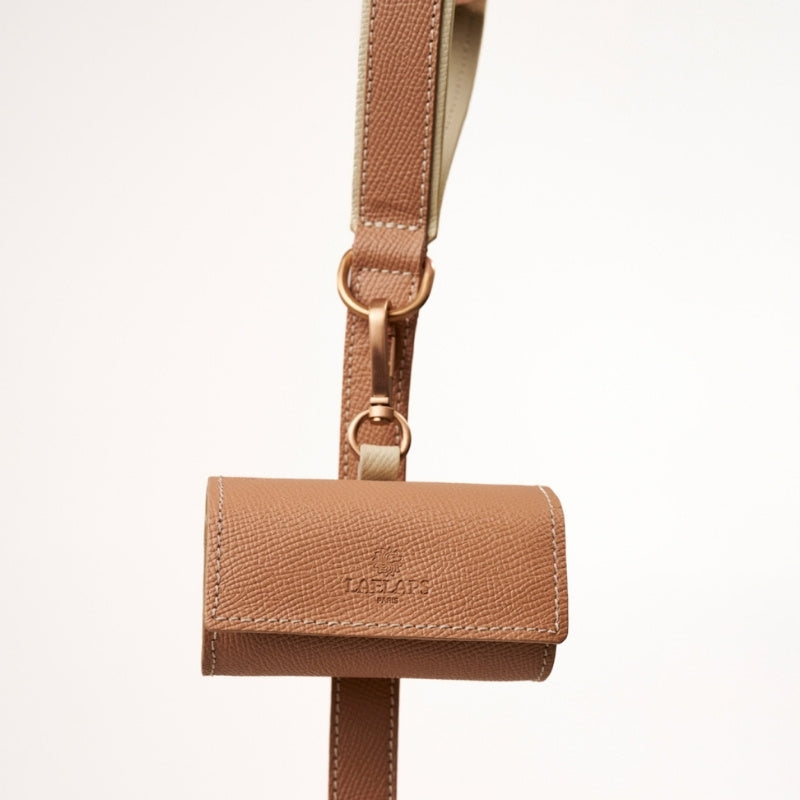 Distributeur de Sacs à Déjection pour Chien Marron Laisse