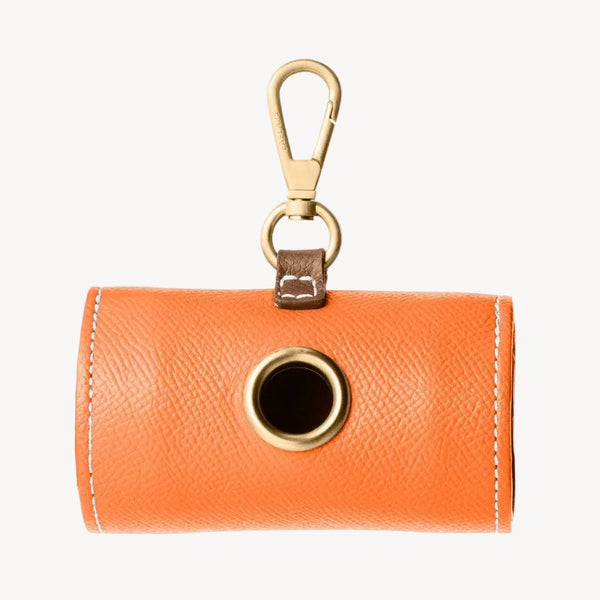 VICHY - Distributeur de sacs à déjection pour chien orange