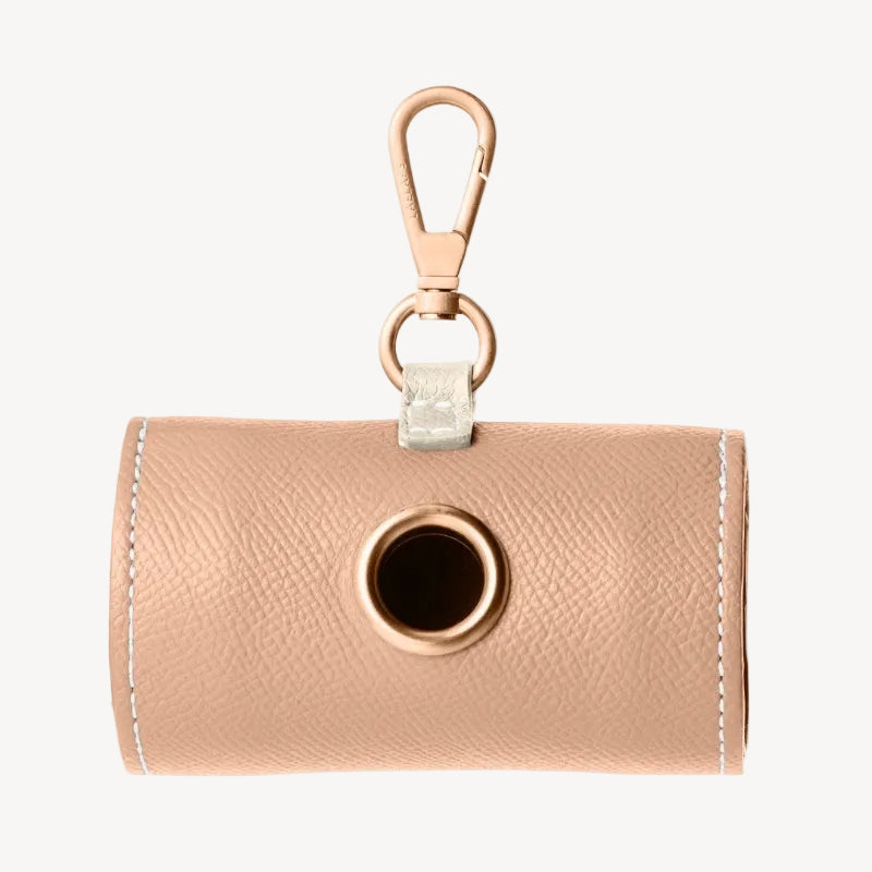 Distributeur de Sacs à Déjection pour Chien Rose Dos