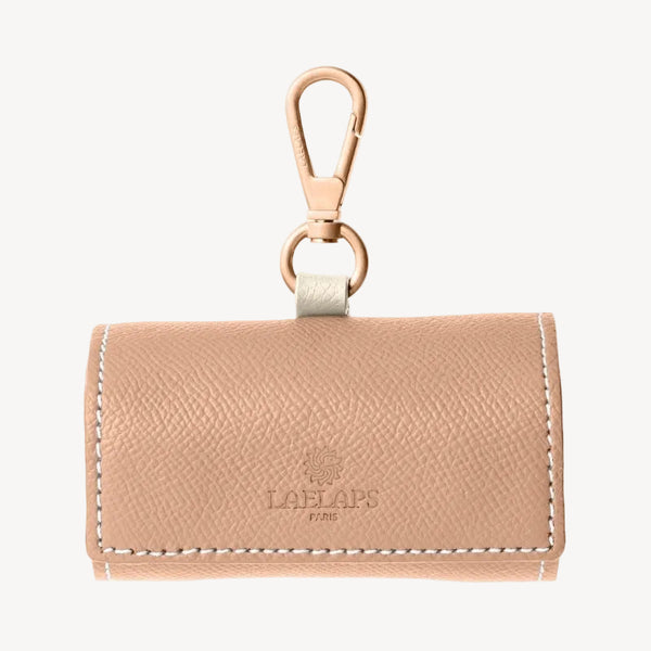 VICHY - Distributeur de sacs à déjection pour chien rose