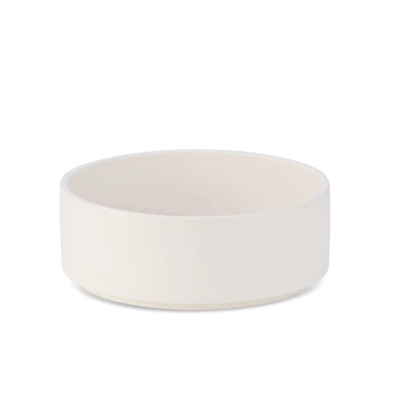 Gamelle en Céramique pour Chien Grande Taille Blanc