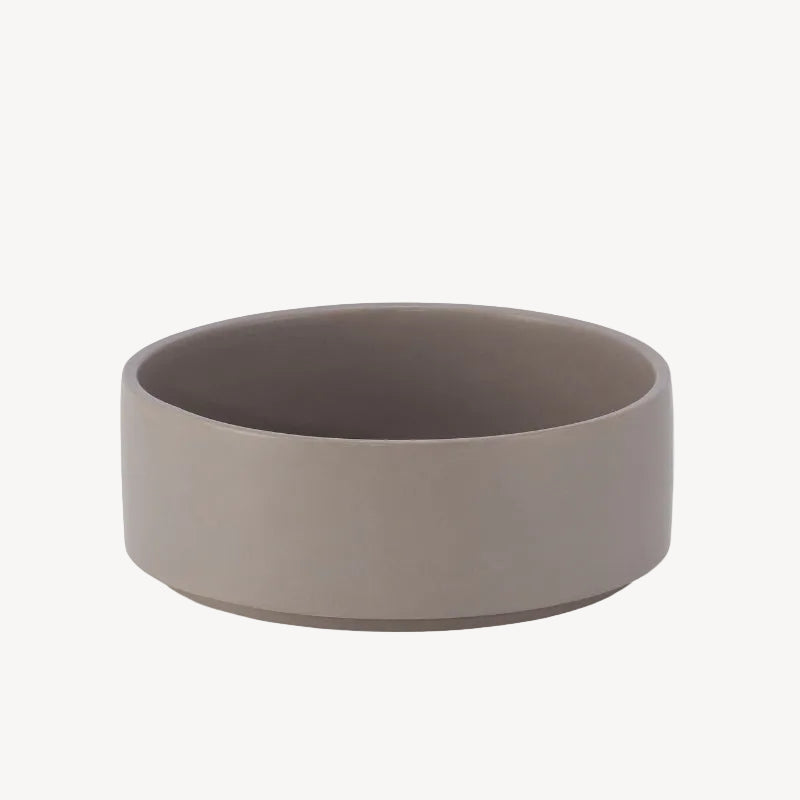 Gamelle en Céramique pour Chien Grande Taille Gris