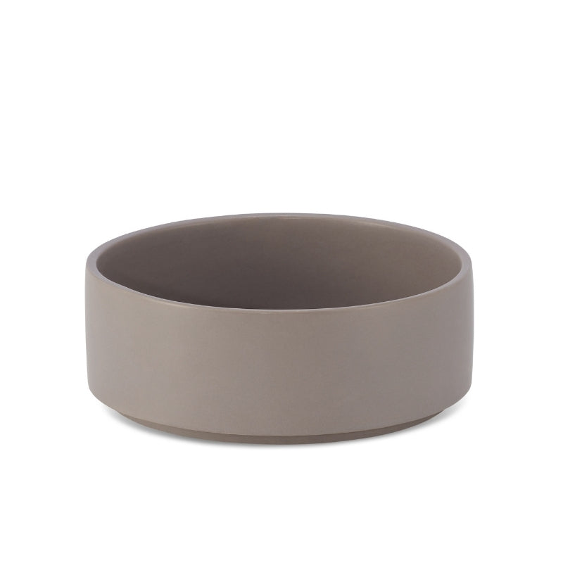 Gamelle en Céramique pour Chien Grande Taille Gris