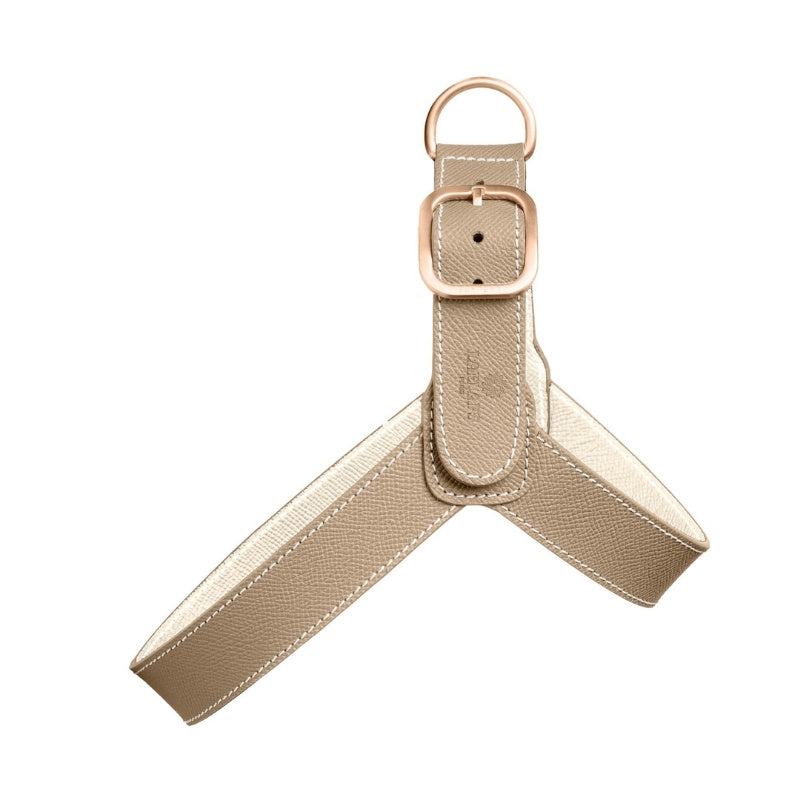 Harnais pour Chien Beige Côté