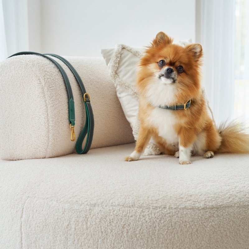 CAP FERRAT - Laisse pour chien verte