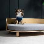 Lit pour Chien en Bois Couchage Comfortable