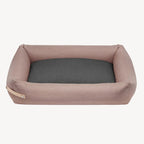 Panier pour Chien Grande Taille Rose Gris
