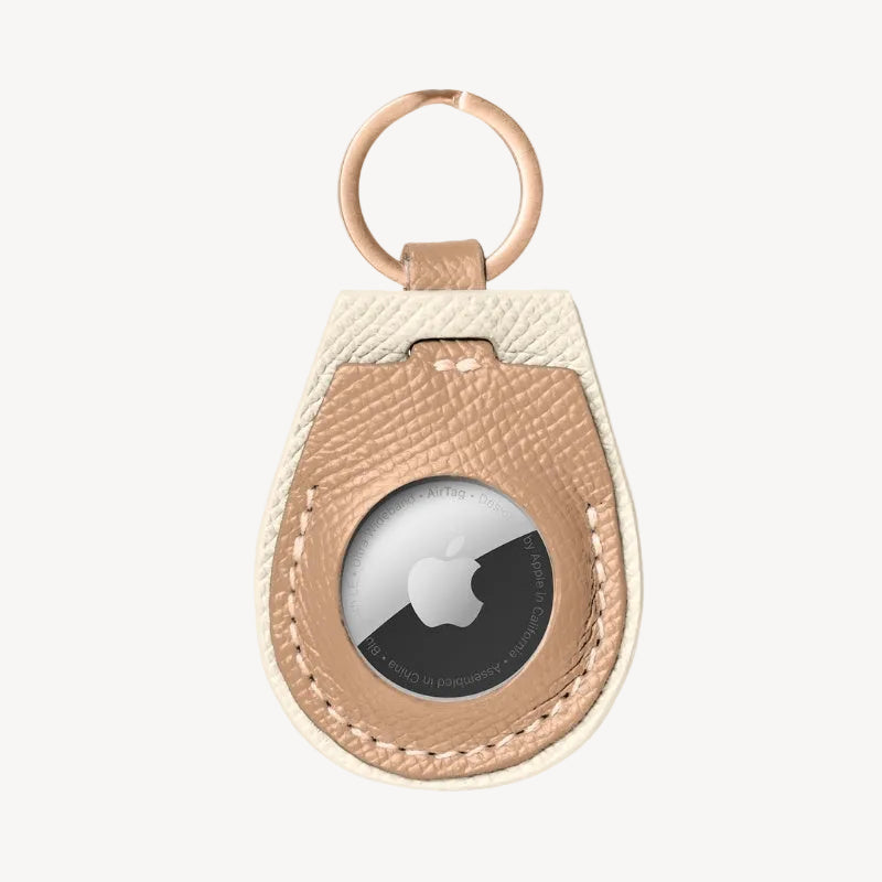 Support AirTag pour Chien Beige
