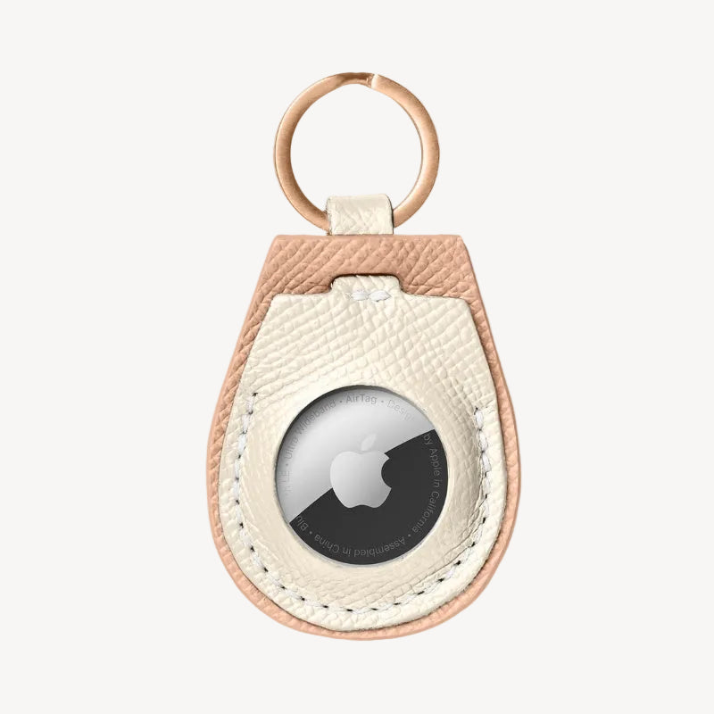 Support AirTag pour Chien Blanc