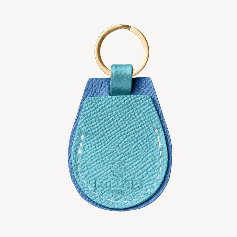 Support AirTag pour Chien Bleu Clair Dos