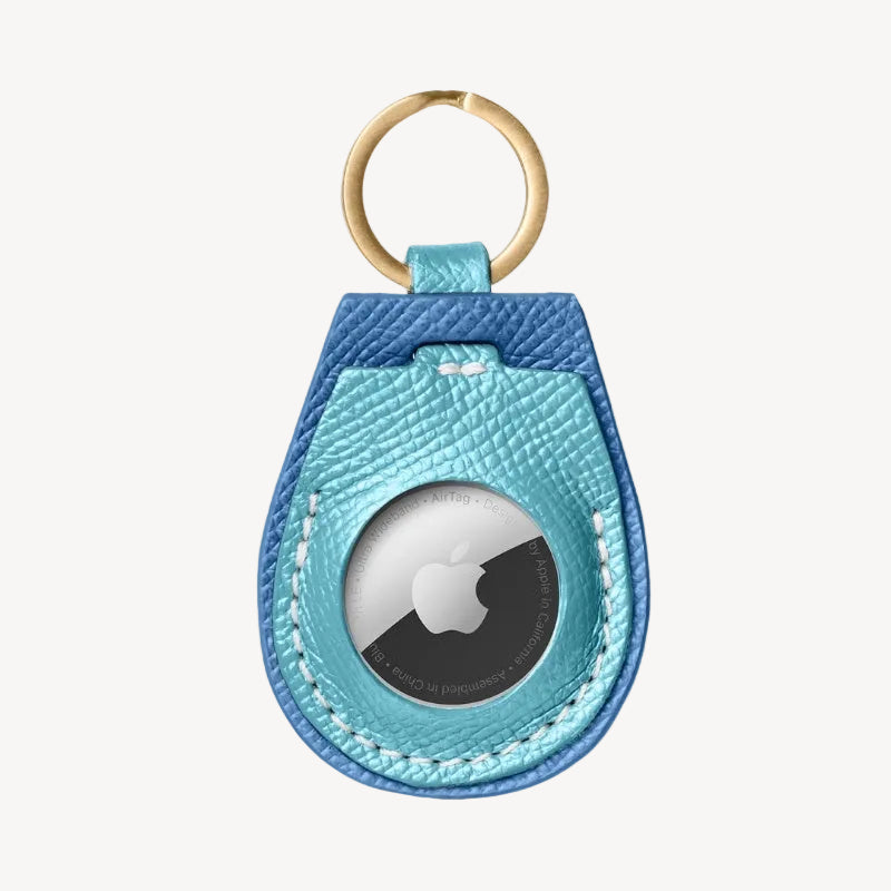Support AirTag pour Chien Bleu Clair