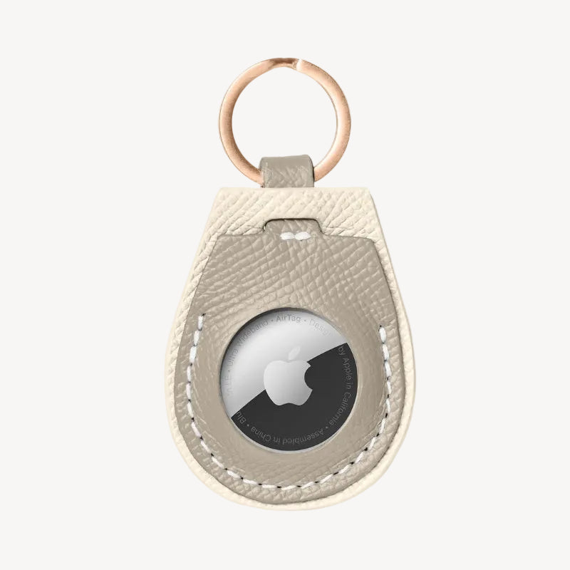Support AirTag pour Chien Gris Clair