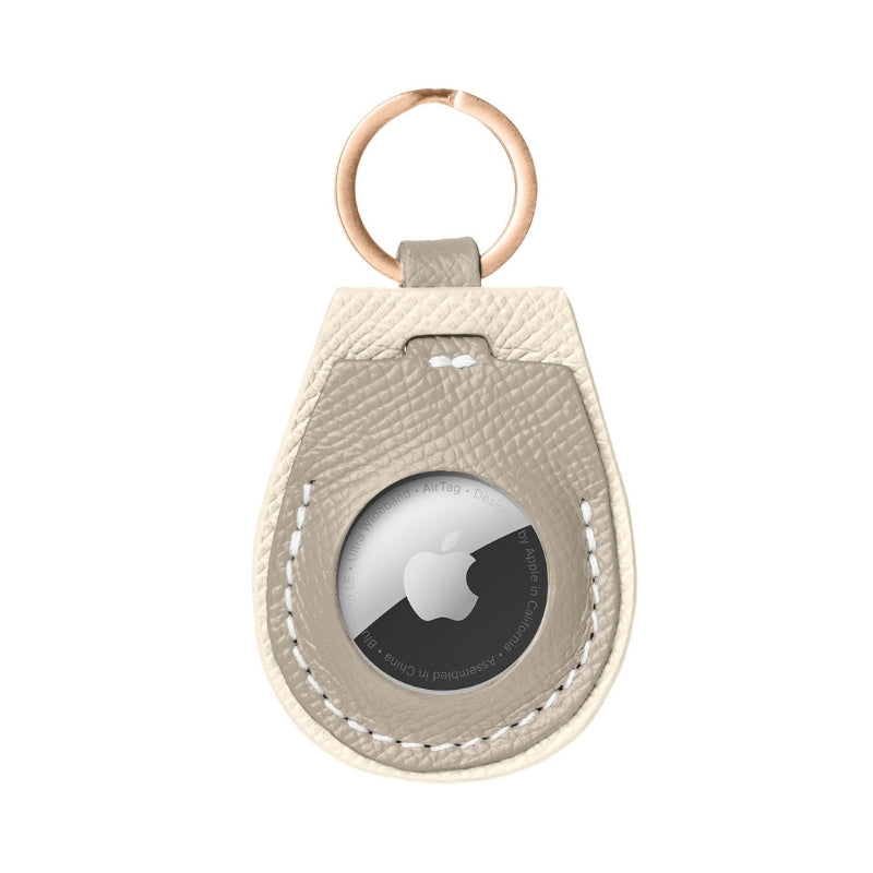 Support AirTag pour Chien Gris Clair