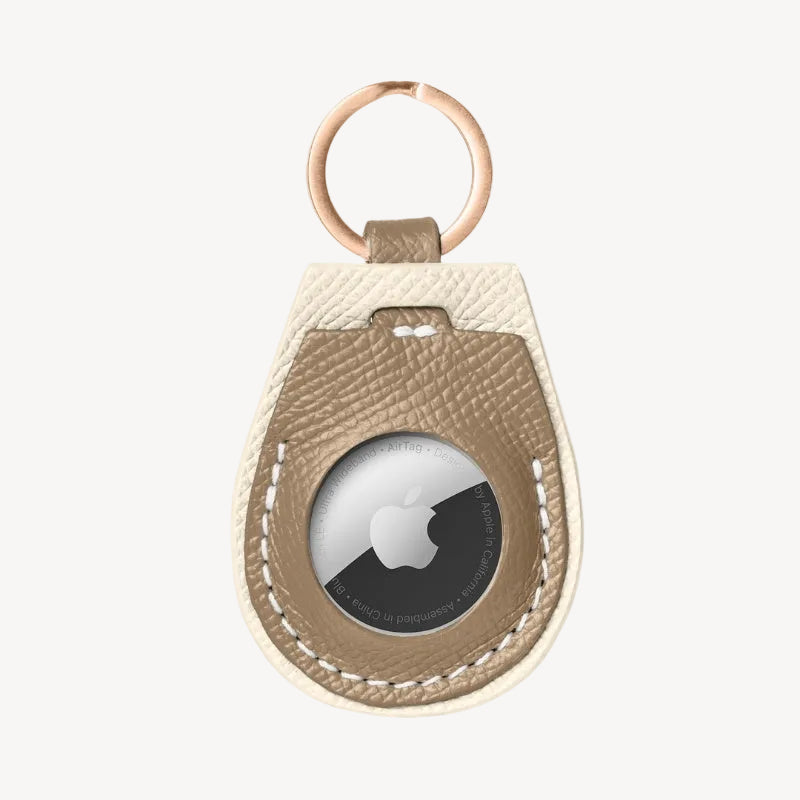Support AirTag pour Chien Taupe