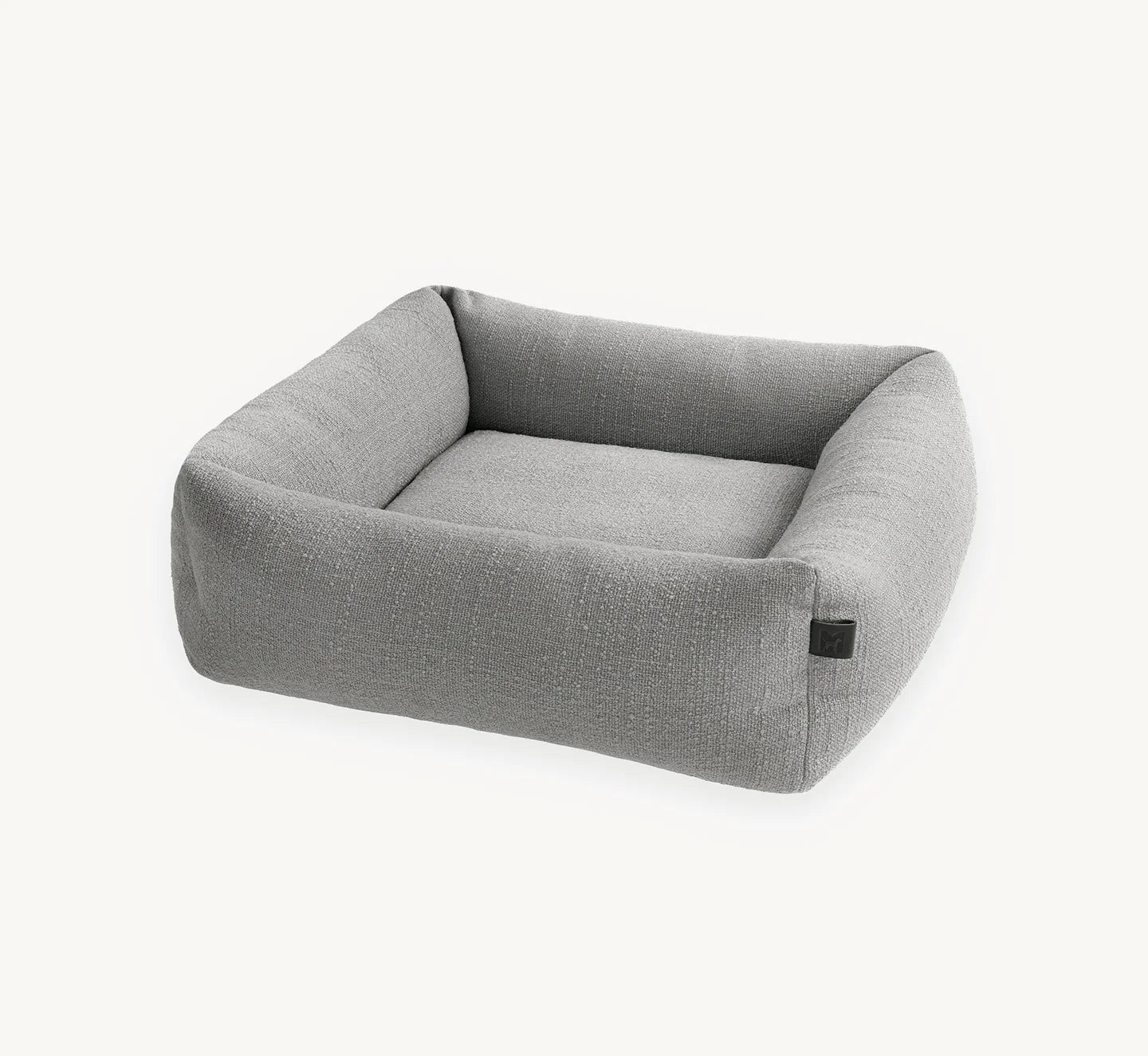 Campo – panier orthopédique coloris caillou, vue de profil – Maison Canisya