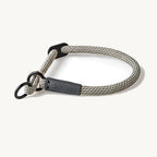 Collier Monza Slip taille XS — détail de la corde tressée fine, coloris Grolive — Maison Canisya