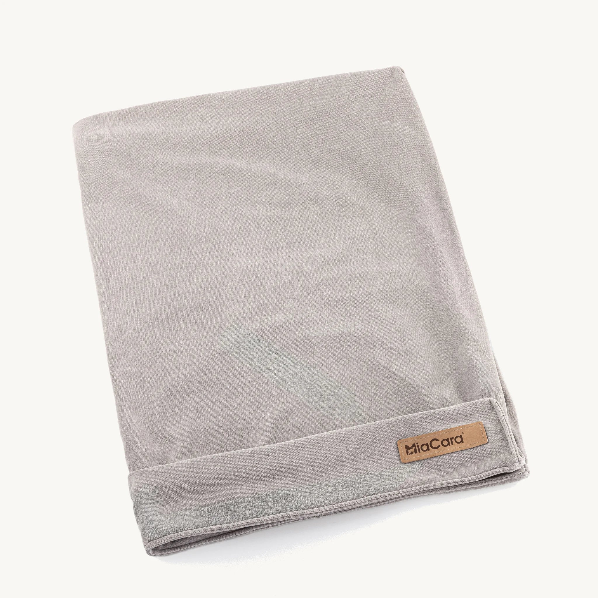 Comodo Housse Coussin – housse de coussin dépliée coloris greige – Maison Canisya
