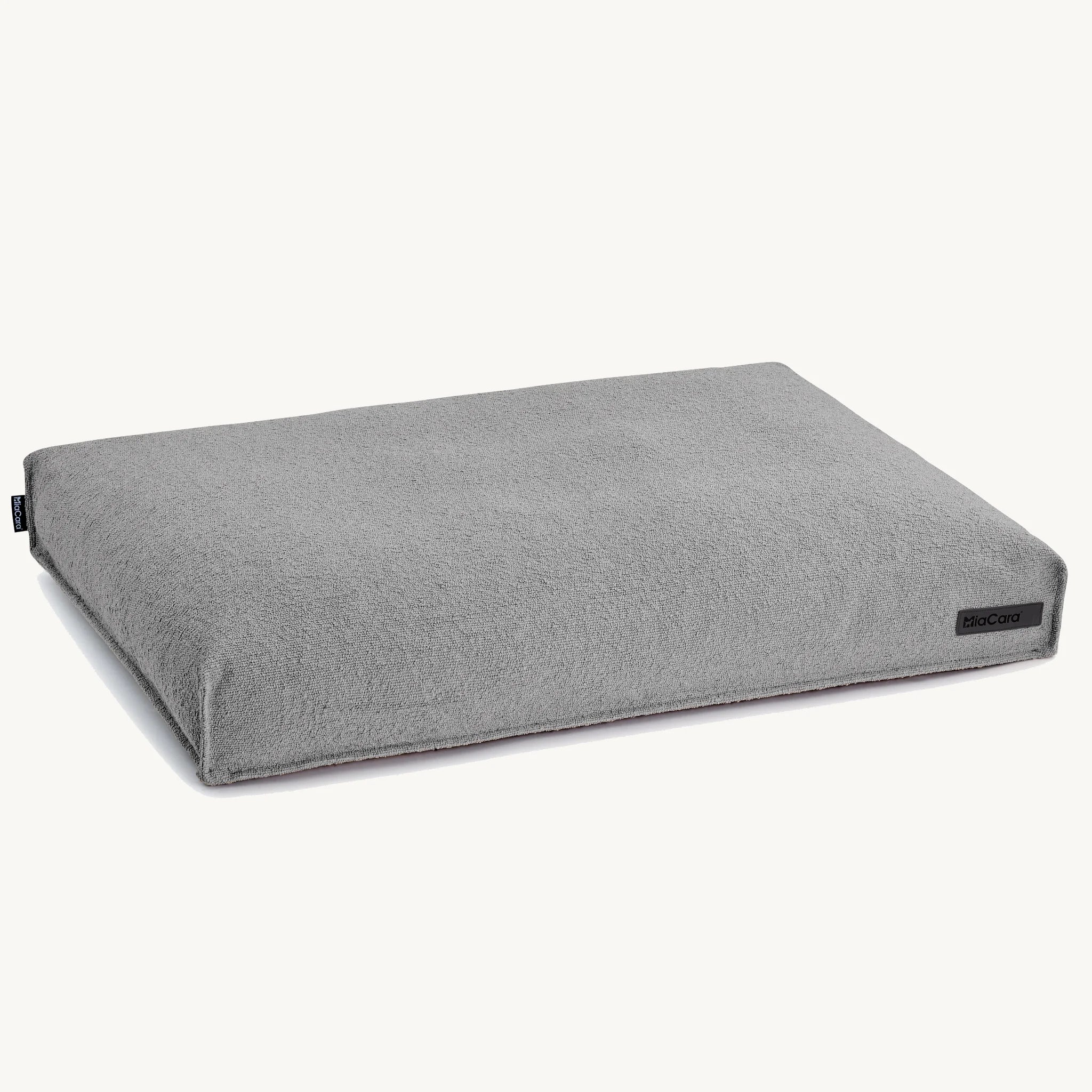 Coussin chien Mondo pierre — vue produit fond neutre sans chien — Maison Canisya