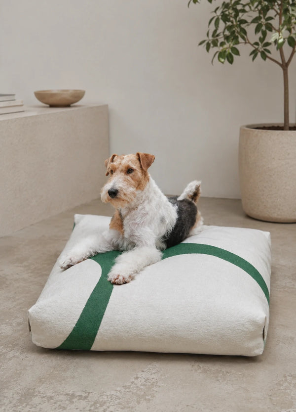 STONE — Coussin pour chien au tissu distinctif façon pierre naturelle