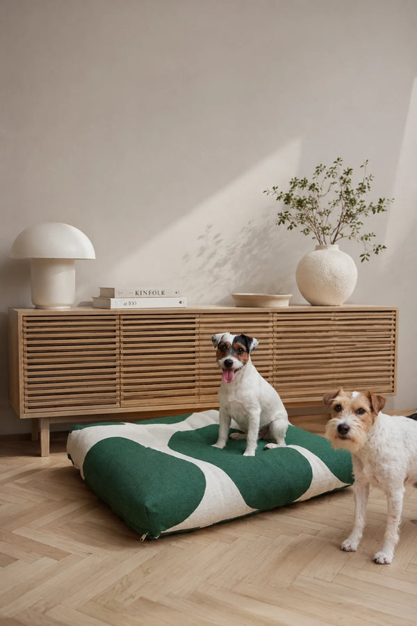 STONE — Coussin pour chien au tissu distinctif façon pierre naturelle