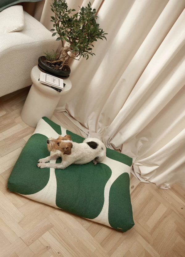 STONE — Coussin pour chien au tissu distinctif façon pierre naturelle