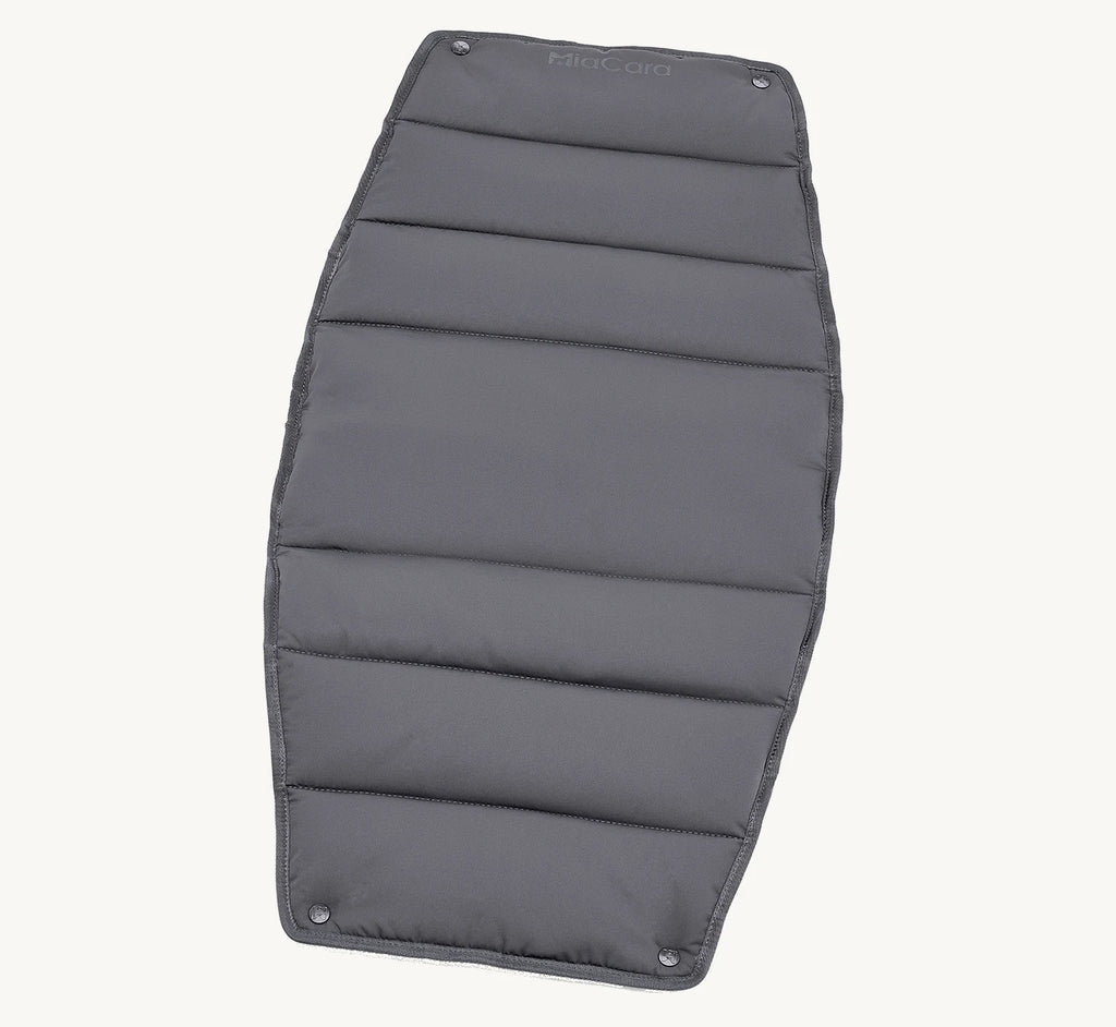 Coussin Sporta asphalte – Vue à plat, petit format – Maison Canisya