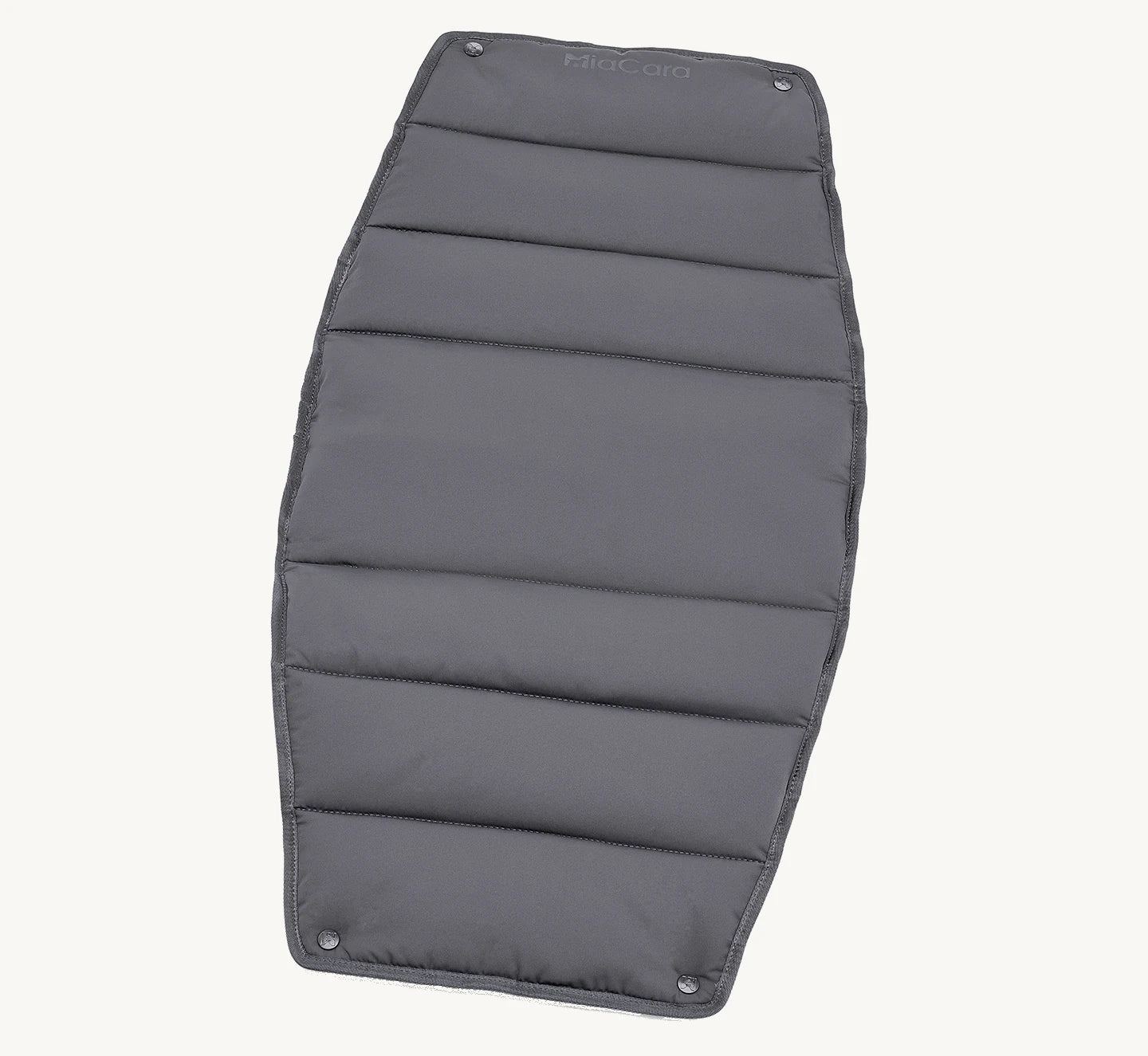 Coussin Sporta asphalte – Vue à plat, petit format – Maison Canisya