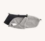 Emilia – Manteau à plat, vue extérieure coloris galet – Maison Canisya