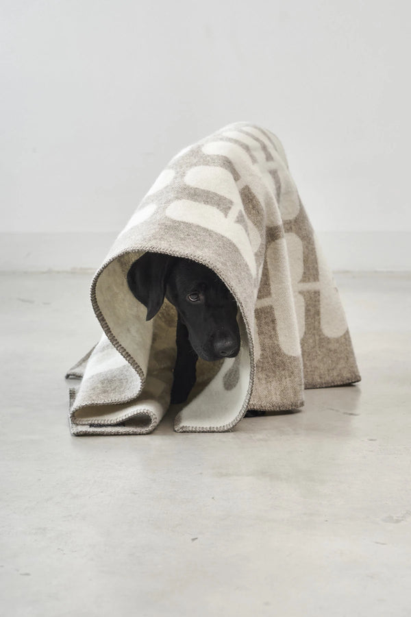 FLORA — Couverture en laine naturelle pour chien