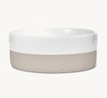 Gamelle Coppa MiaCara greige – vue produit fond blanc – Maison Canisya