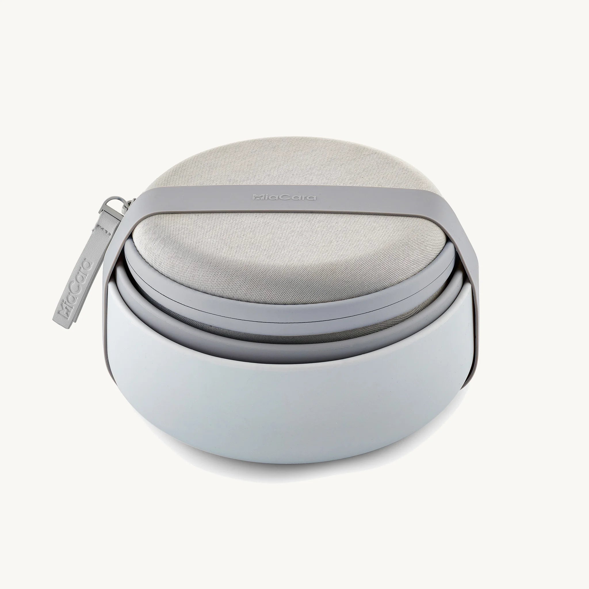 Set Bento MiaCara – set gamelle voyage chien rangé et fermé, coloris Béton – Maison Canisya