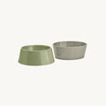 Doppio MiaCara – Gamelles porcelaine grolive taille small, photo produit fond épuré – Maison Canisya