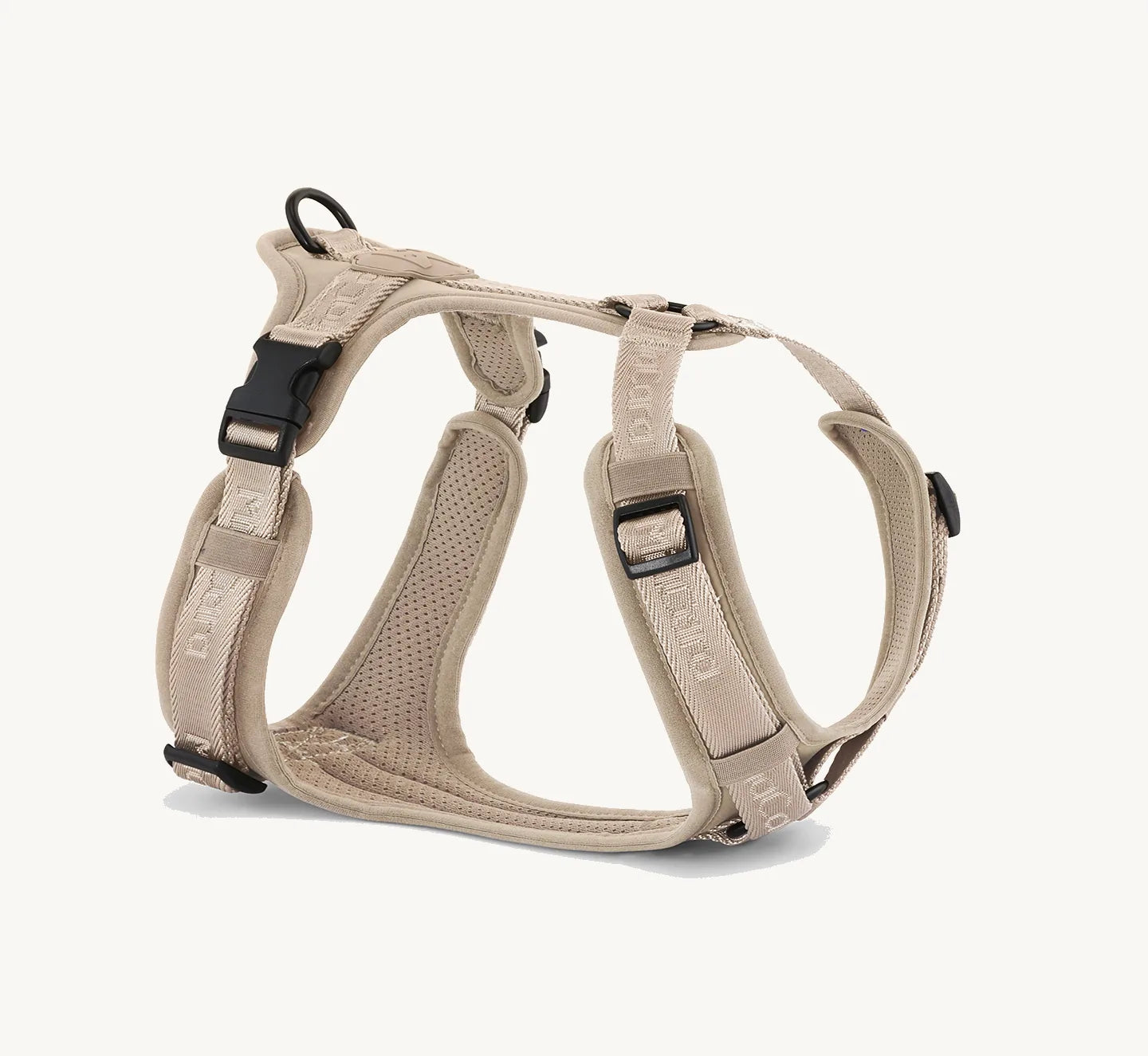 Harnais Modena Walk couleur Greige taille S, vue de profil – Maison Canisya