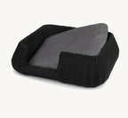 Housse Mio – coussin pour panier chien en coloris anthracite sur fond neutre – Maison Canisya