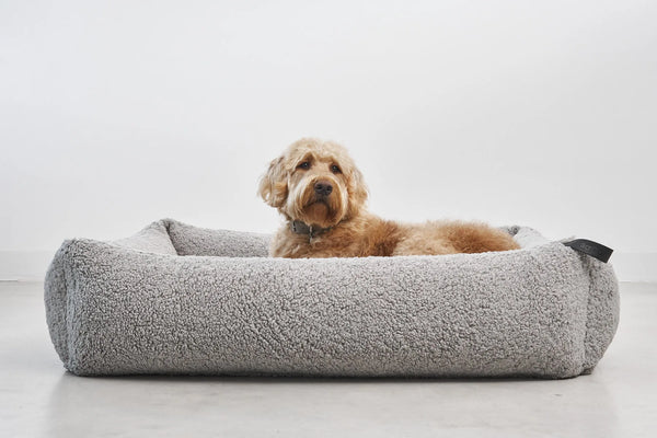 SENSO — Housse de panier coffre pour chien en tissu bouclé