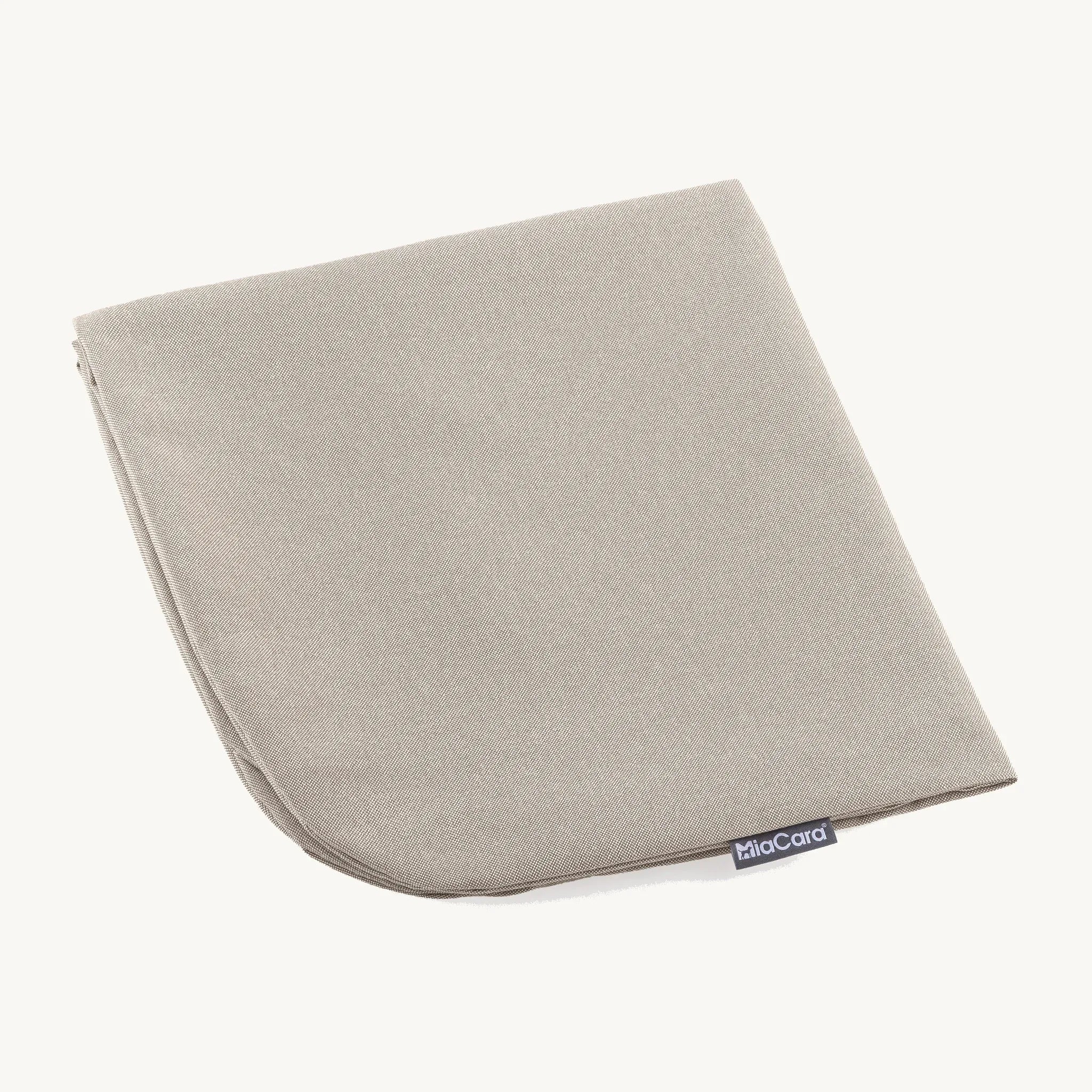 Housse Mio – housse de rechange seule coloris greige, vue de dessus – Maison Canisya