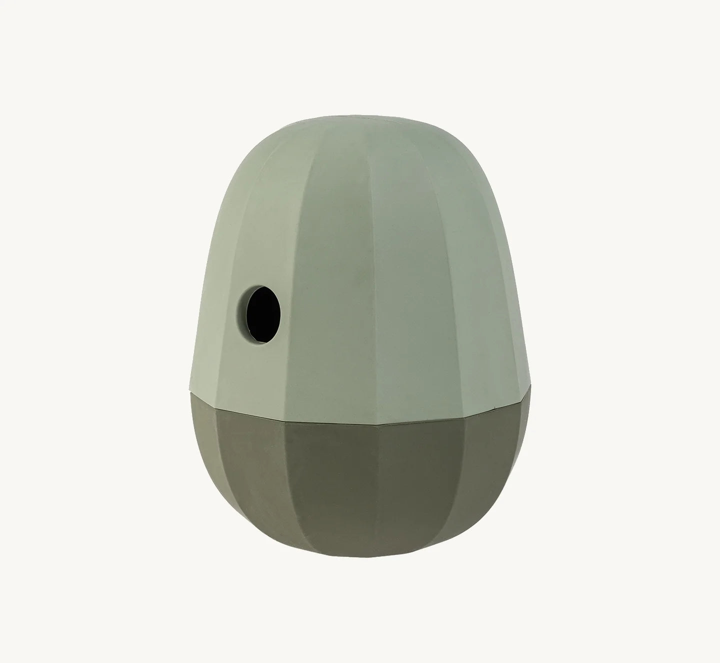 Uovo jouet d éveil coloris Grolive sur fond neutre vue de face — Maison Canisya