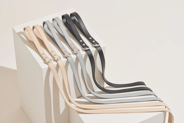 AZUR — La laisse en cuir végan bicolore qui affirme votre style