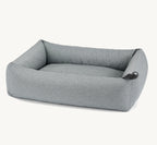 Lit Mare – panier vide, coloris gris galet, fond neutre – Maison Canisya