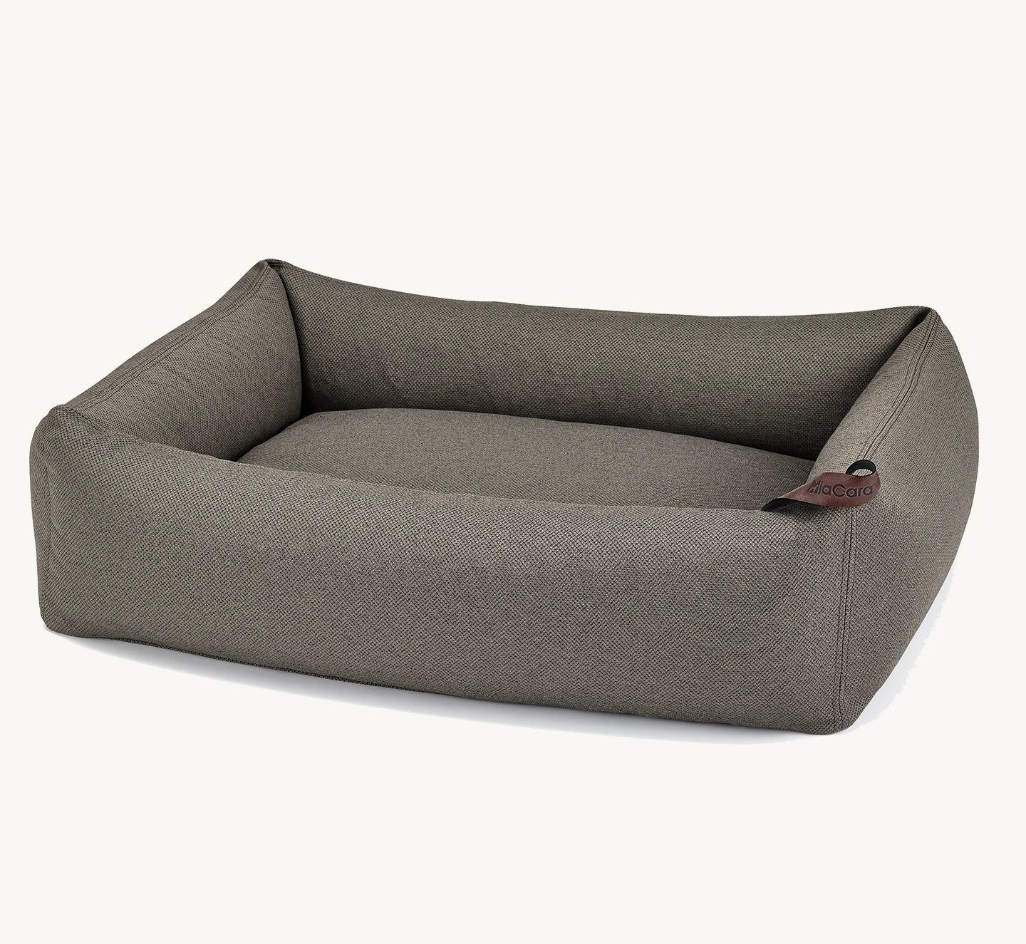 Lit Mare – panier vide, coloris varech, fond neutre – Maison Canisya