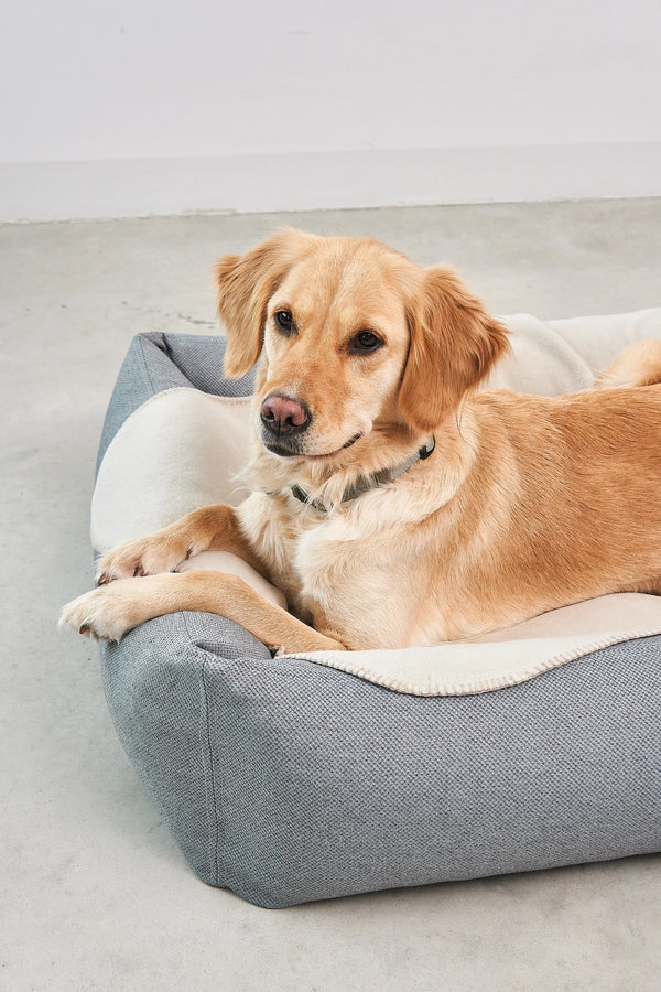 MARE — Le lit pour chien né de l'océan, tissu recyclé SEAQUAL