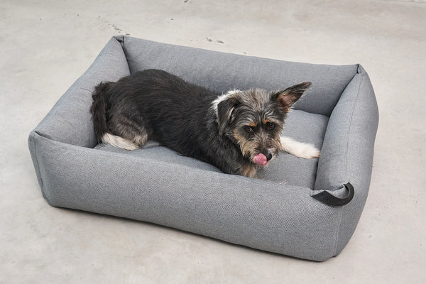 MARE — Le lit pour chien né de l'océan, tissu recyclé SEAQUAL