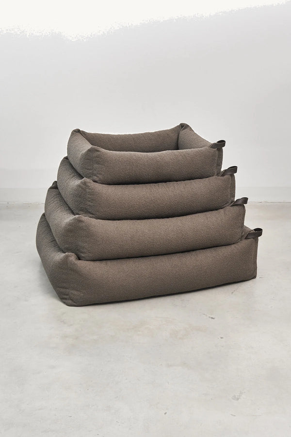 MONDO — Lit pour chien en bouclette, confort orthopédique et design épuré
